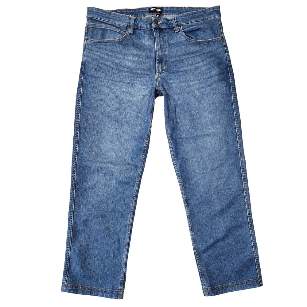 Kirkland Jeans Mens 38x30 Straight Leg Relaxed Fit Everyday Denim Workwear Labor